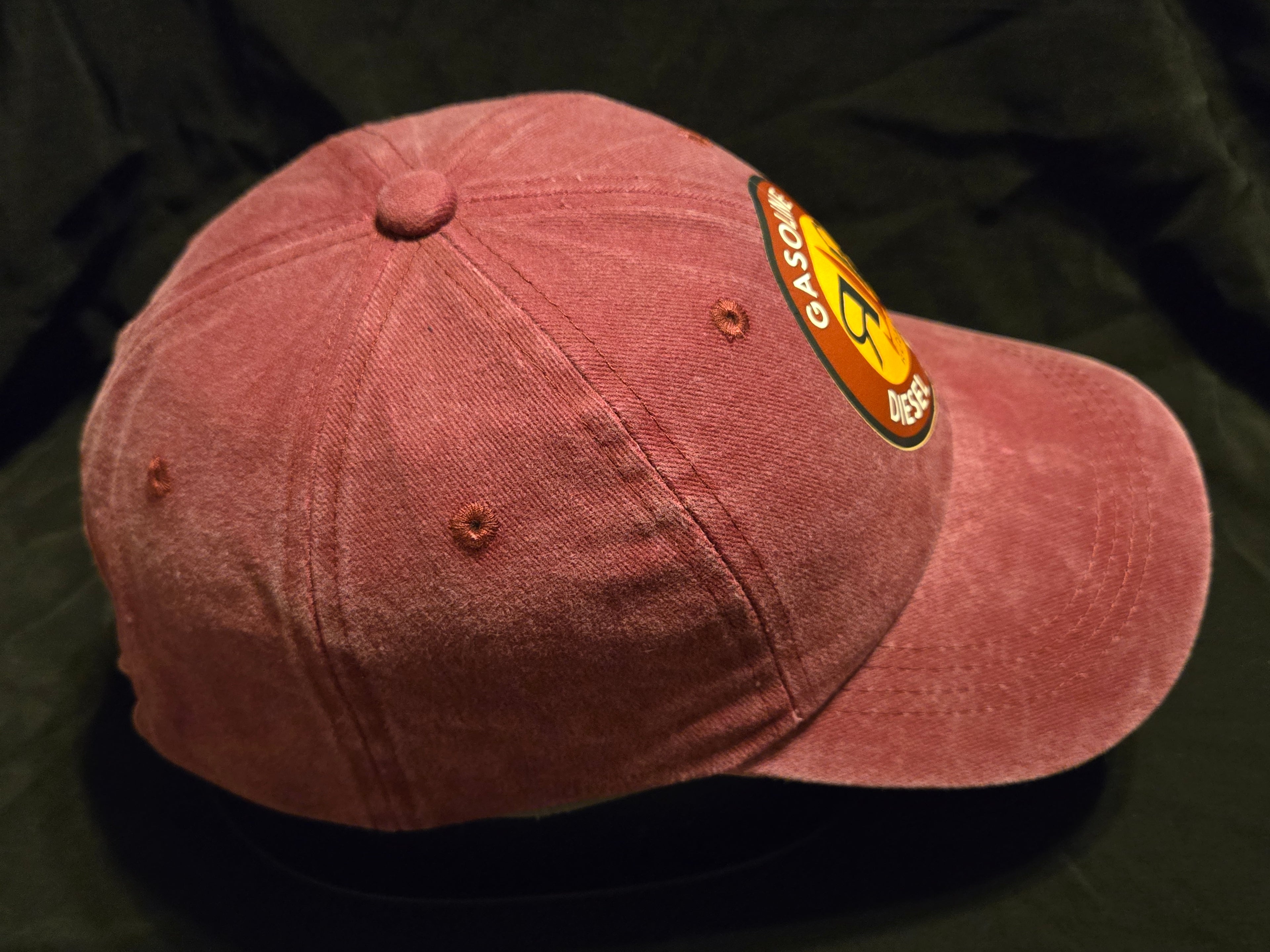Fallout Burgundy Faded Wash Red Rocket Baseball Cap