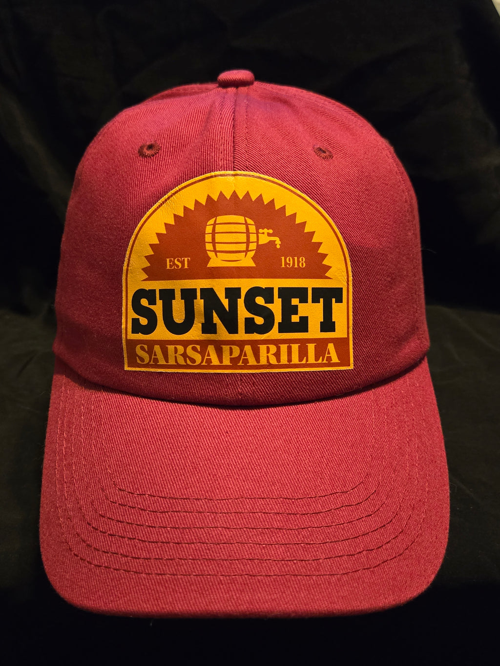 Fallout Burgundy Sunset Sarsaparilla Baseball Cap