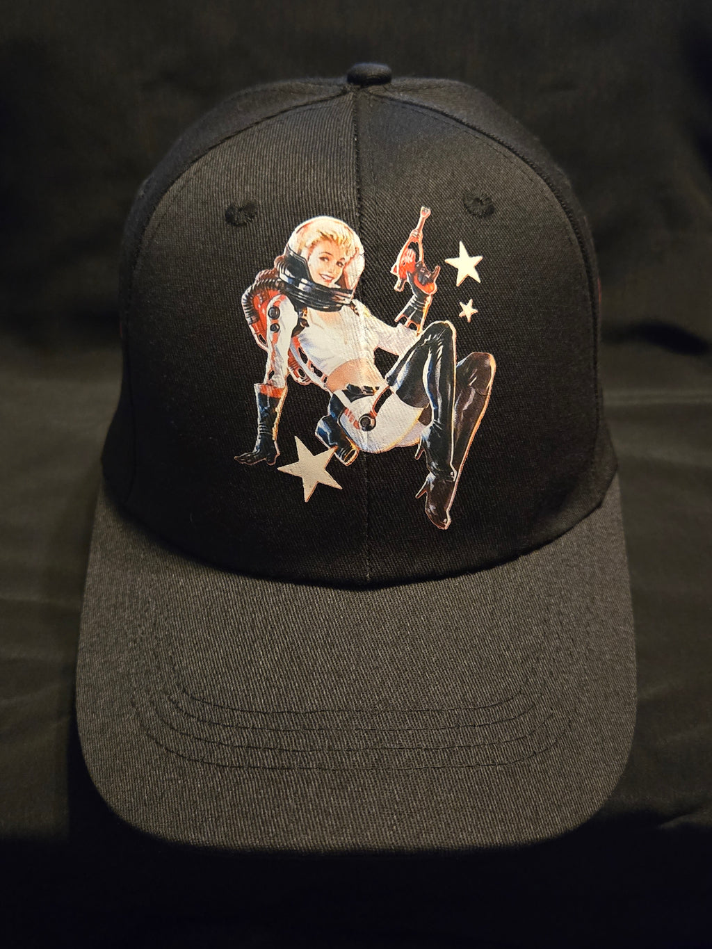 Fallout Black Nuka Cola Pinup Girl Baseball Cap