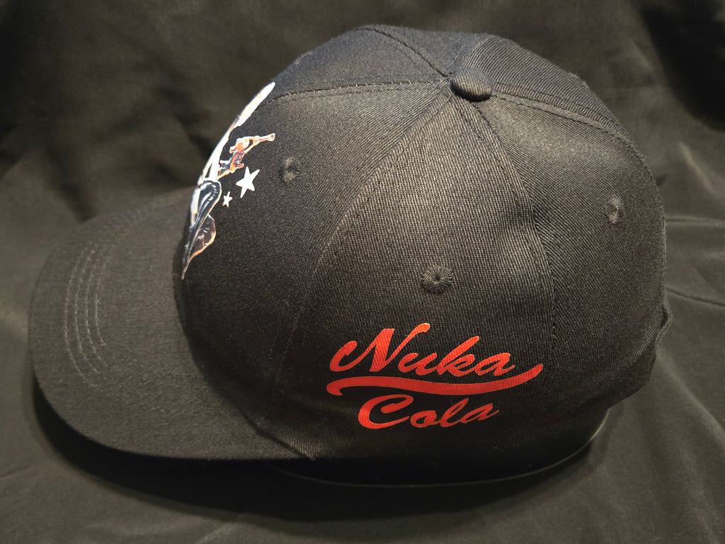Fallout Black Nuka Cola Pinup Girl Baseball Cap