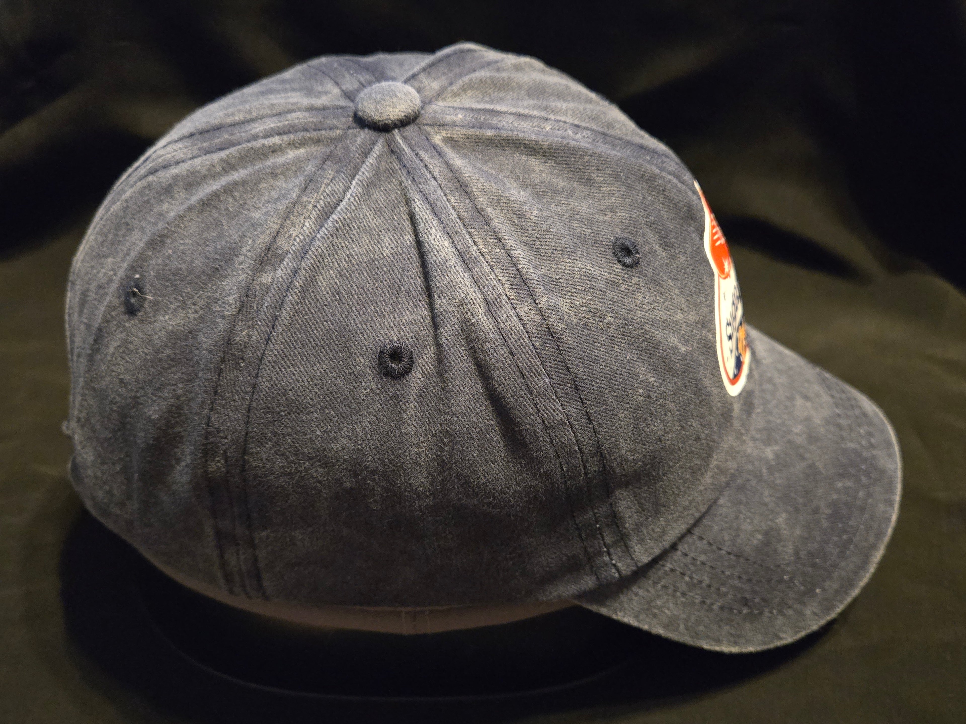 Fallout Blue Faded Wash Sugar Bombs Baseball Cap