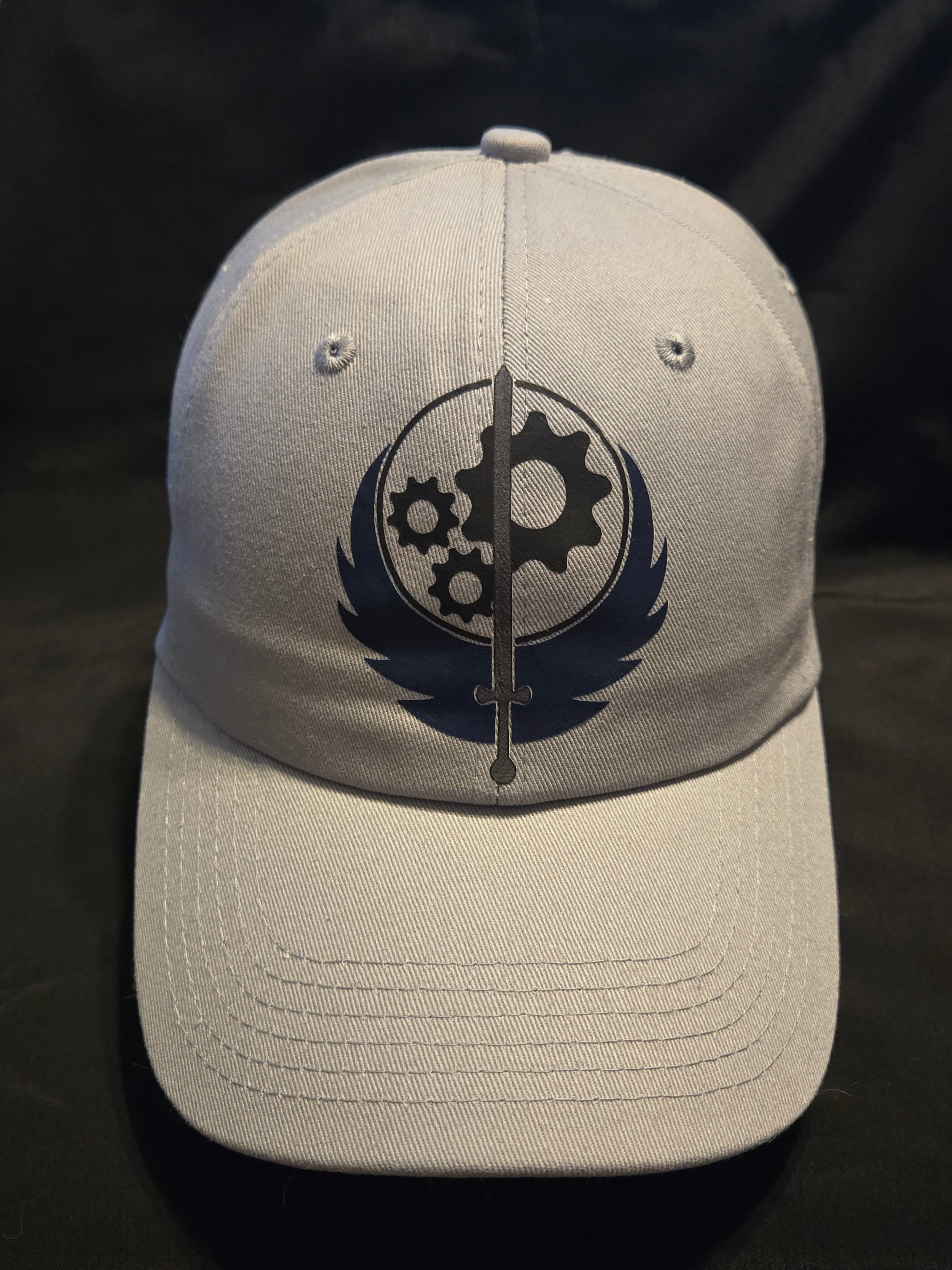 Fallout Light Gray Brotherhood of Steel Baseball Cap