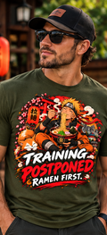 Training Postponed — Ramen First — Men’s Softstyle T-Shirt