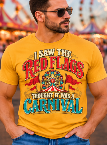 Red Flags Carnival — Men’s Softstyle T-Shirt