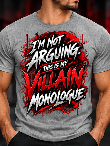 Villain Monologue — Men’s Softstyle T-Shirt