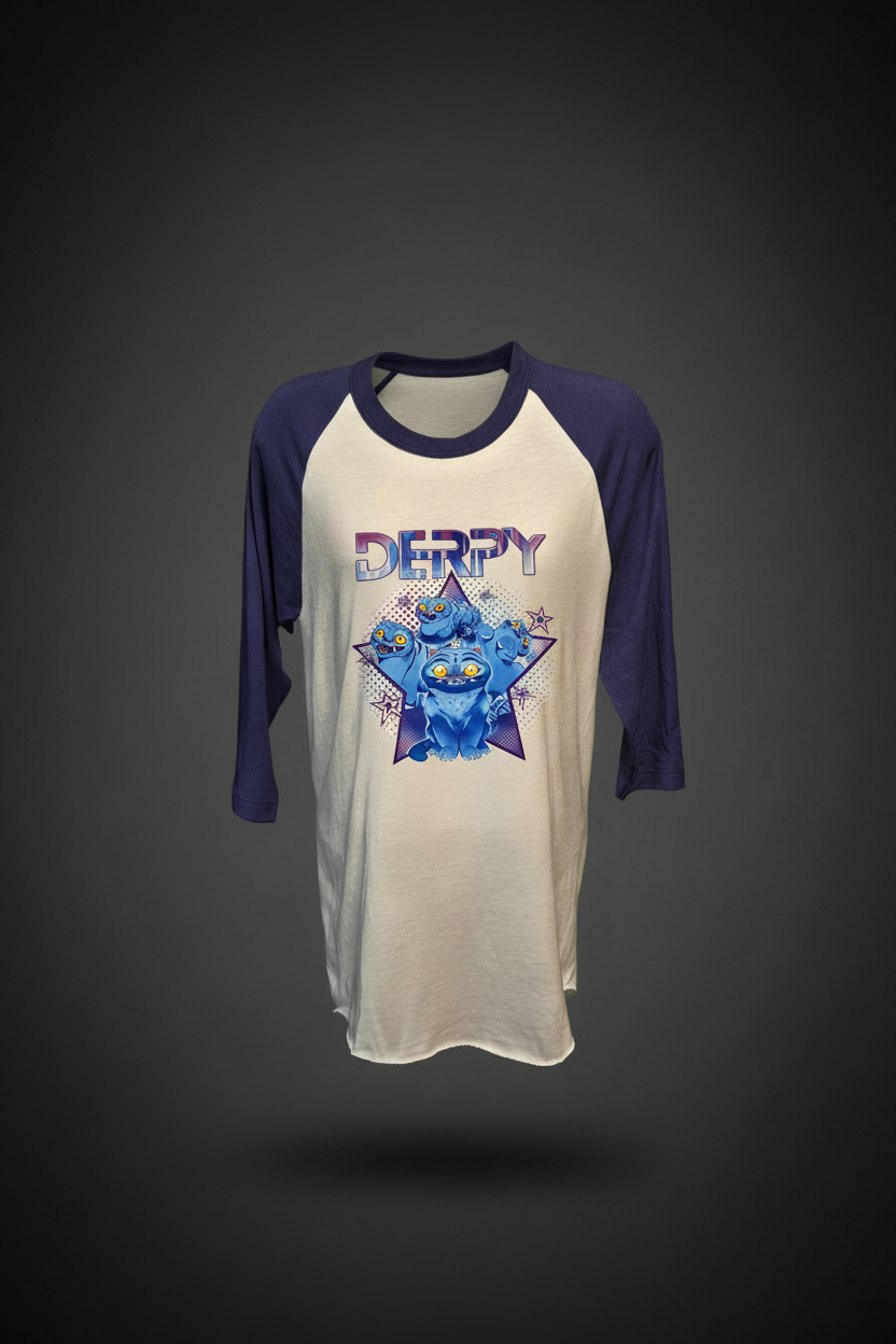 Derpy Raglan Front - Standard Template