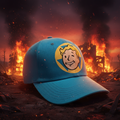 Fallout Cap - Fiery Post-Apocalyptic Background