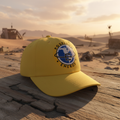Fallout Yellow Poseidon Energy Baseball Cap - 3/4 right front angle