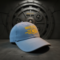 Light Blue Vault-Tec Cap - Vault Door Background