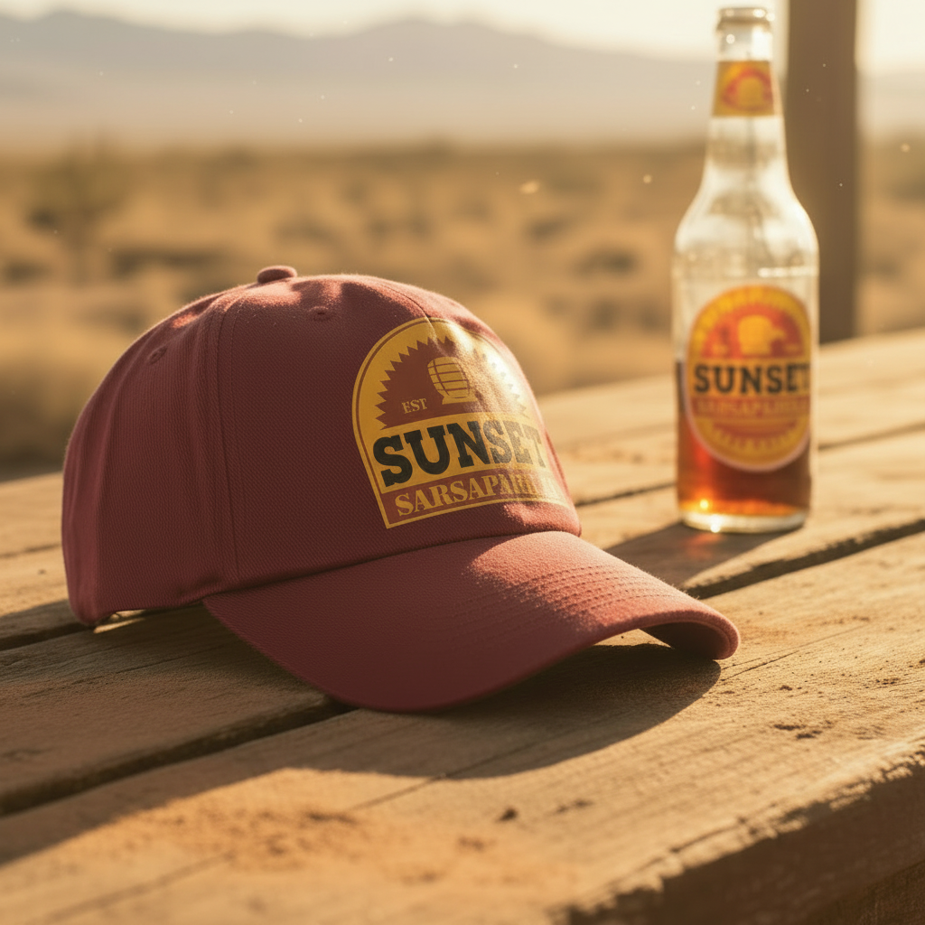 Sunset Sarsaparilla Cap - 3/4 Right Front