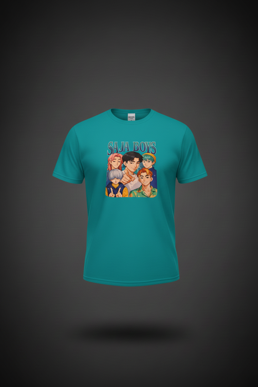 Teal Saja Boys - Fitted Smooth